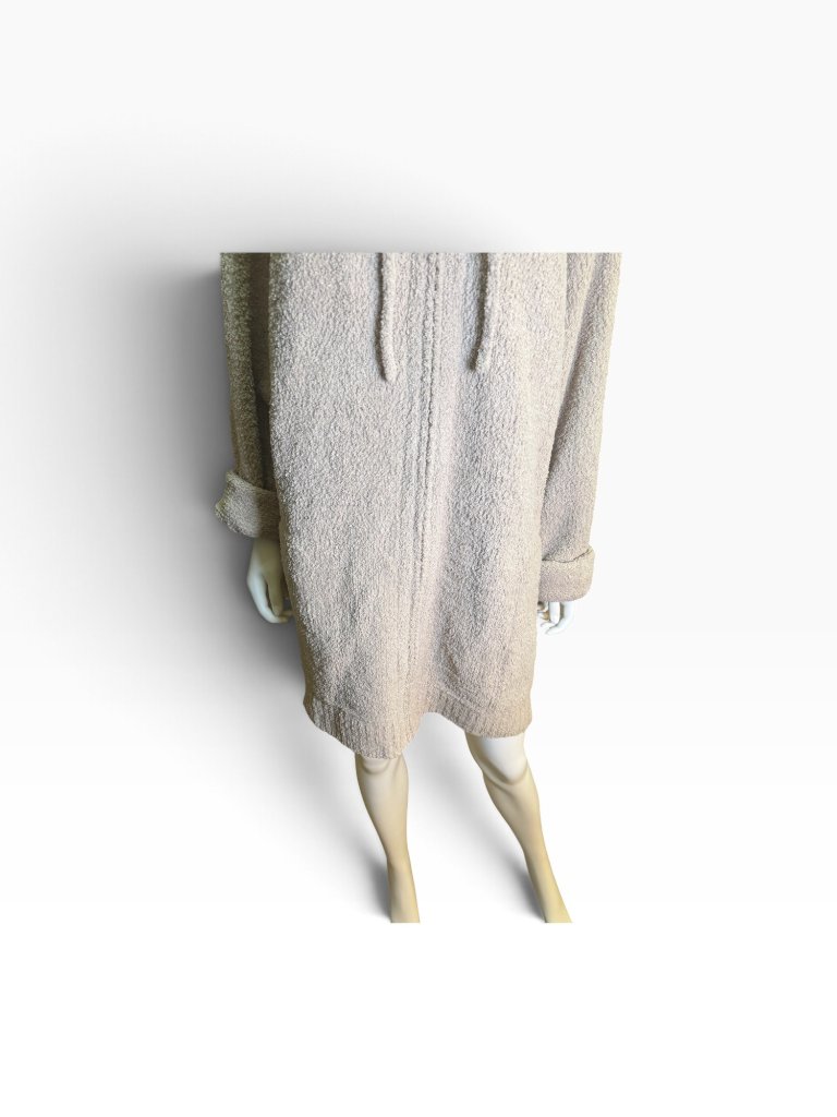 Sunday Citizen Cozy Hooded Blanket Sweatshirt Zip Up Beige One Size Nwt Fall — image 2 of 7